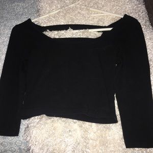 Black Crop Top